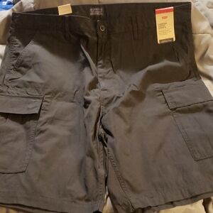 Men's Black Cargo Shorts